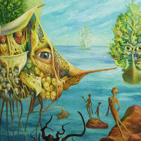 All the Pretty Ships Came In   oil on canvas   91 cm x 122 cm