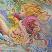 Off to Exploit the Antipodes  oil on canvas  152 cm x 122 cm 