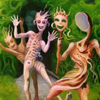 Out Into the Light of Day  - oil on canvas  60 cm x 40 cm 