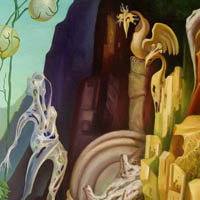 Second Gorge  - oil on canvas  76 cm x 61 cm 