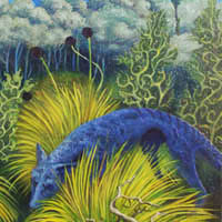 Tiger Valley  - oil on canvas  45.5 cm x 45.5 cm 